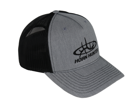 Richardson 112 Heather Grey-Black Mesh Snap Back