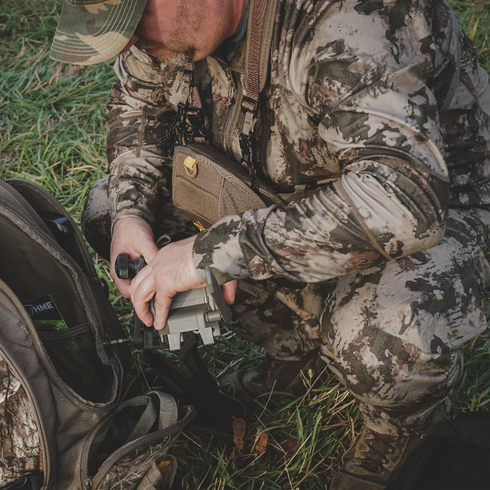 COTTONWOOD Series HTR Camo 1/4 Zip