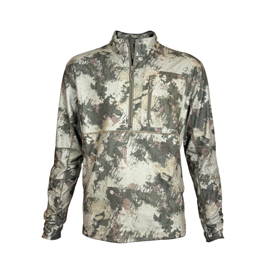 COTTONWOOD Series HTR Camo 1/4 Zip